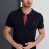 T8560 DEWBERRY T-SHIRT-LIGHT NAVY BLUE