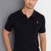 T8561 DEWBERRY MEN'S TSHIRT-BLACK