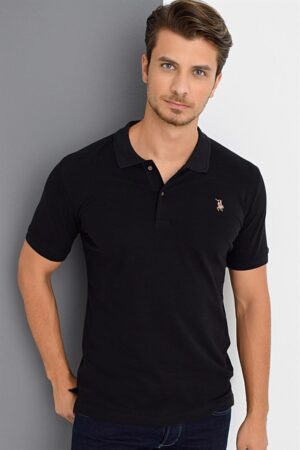 T8561 DEWBERRY MEN'S TSHIRT-BLACK