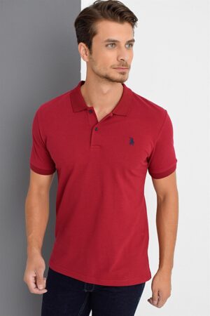 T8561 DEWBERRY MEN'S TSHIRT-BURGUNDY