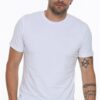T8569 DEWBERRY BICYCLE COLLAR MEN'S T-SHIRT-WHITE OPTICAL