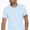 T8569 DEWBERRY BIKE COLLAR MEN'S T-SHIRT-DARK BLUE