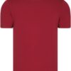T8569 DEWBERRY BIKE COLLAR MEN'S T-SHIRT-PLAIN BURGUNDY