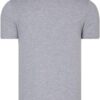 T8569 DEWBERRY BIKE COLLAR MENS T-SHIRT-PLAIN GREY