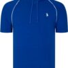 T8570 DEWBERRY HOODED MEN'S T-SHIRT-PLAIN SAKS