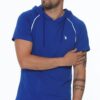 T8570 DEWBERRY HOODED MEN'S T-SHIRT-SAKS