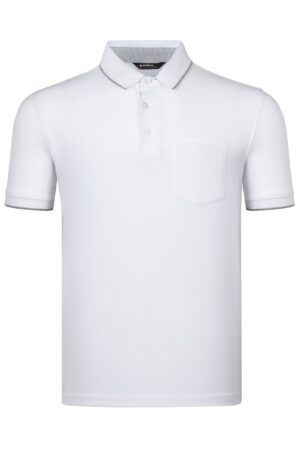 T8573 DEWBERRY MEN'S T-SHIRT-WHITE 2
