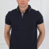 T8579 DEWBERRY MEN'S T-SHIRT-NAVY BLUE