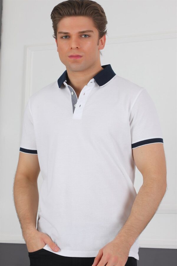 T8579 DEWBERRY MEN'S T-SHIRT-WHITE