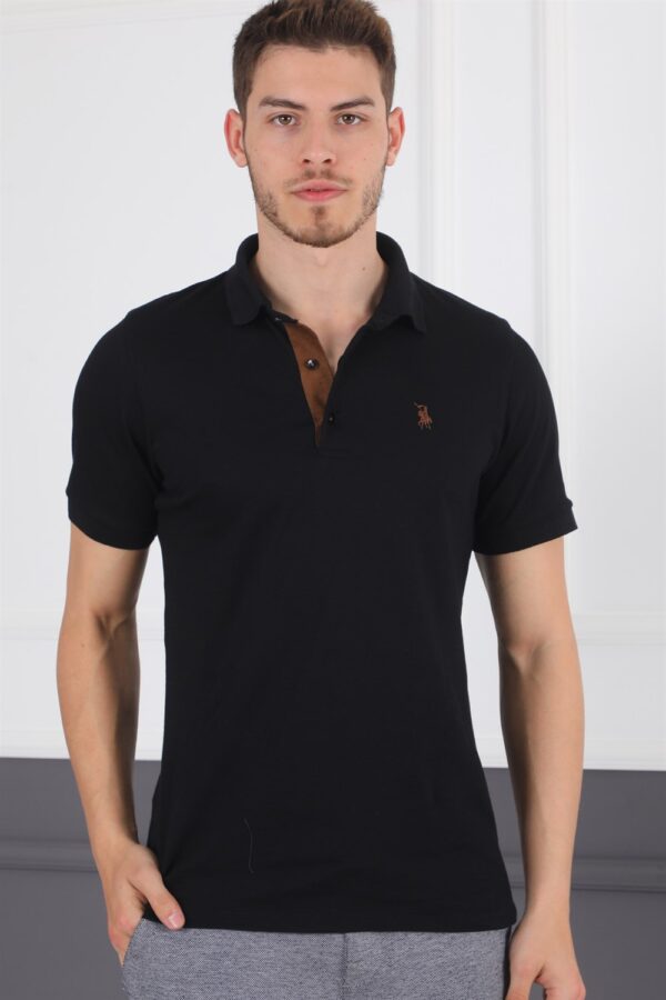 T8581 DEWBERRY MEN'S T-SHIRT-BLACK