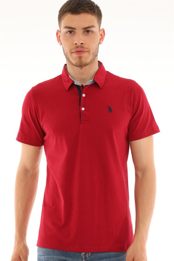 T8582 DEWBERRY MEN'S T-SHIRT-BURGUNDY