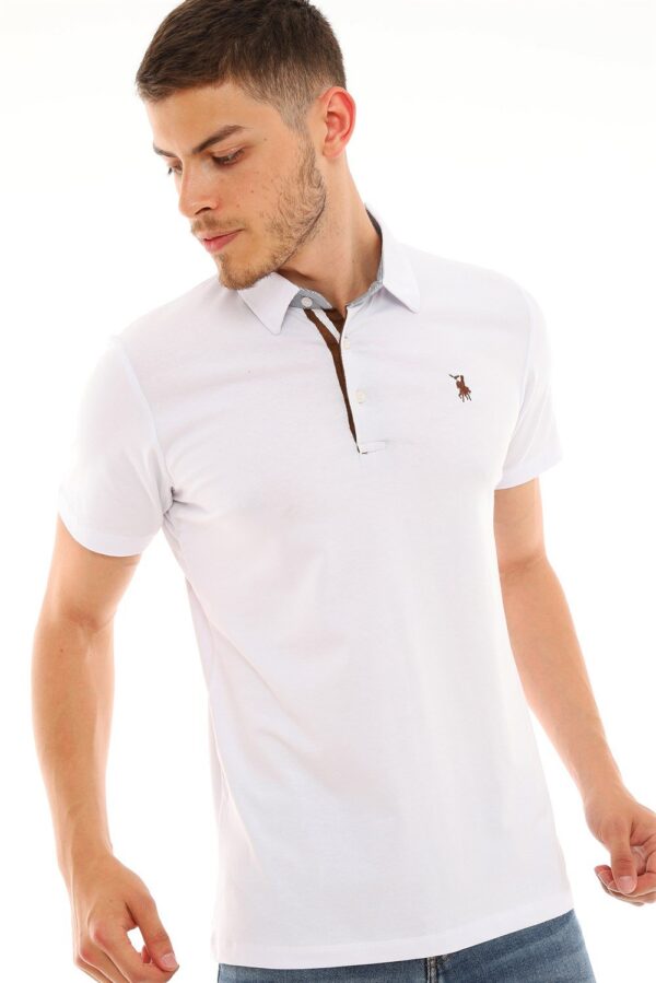 T8582 DEWBERRY MEN'S T-SHIRT-WHITE