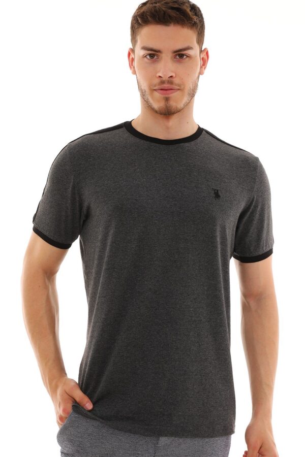 T8584 DEWBERRY MEN'S T-SHIRT-ANTHRACITE