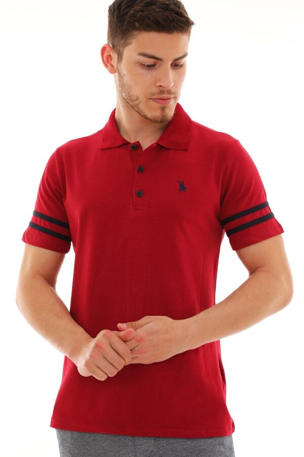 T8585 DEWBERRY MEN'S T-SHIRT-BURGUNDY