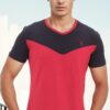 T8591 DEWBERRY MENS T-SHIRT-DARK BURGUNDY