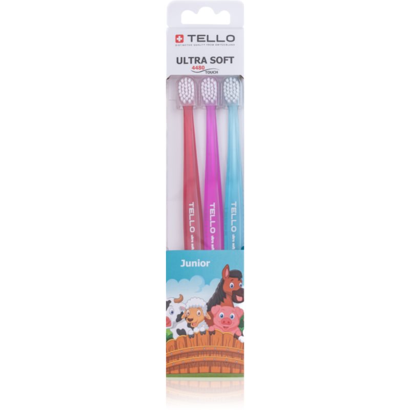 TELLO 4480 Junior 3pack fogkefe gyermekeknek 3 db-Ár