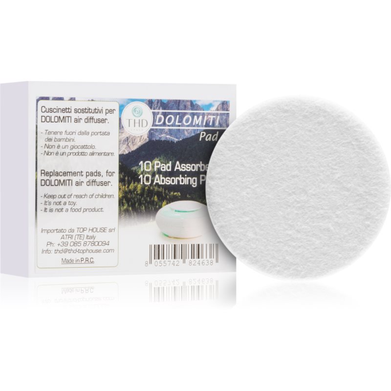 THD Dolomiti Air Absorbing Pads parfümolaj elektromos diffúzorba Dolomiti Air Portable 10 db-Ár