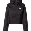 THE NORTH FACE Átmeneti dzseki 'Cropped Quest Jacket'  fekete / fehér-hu