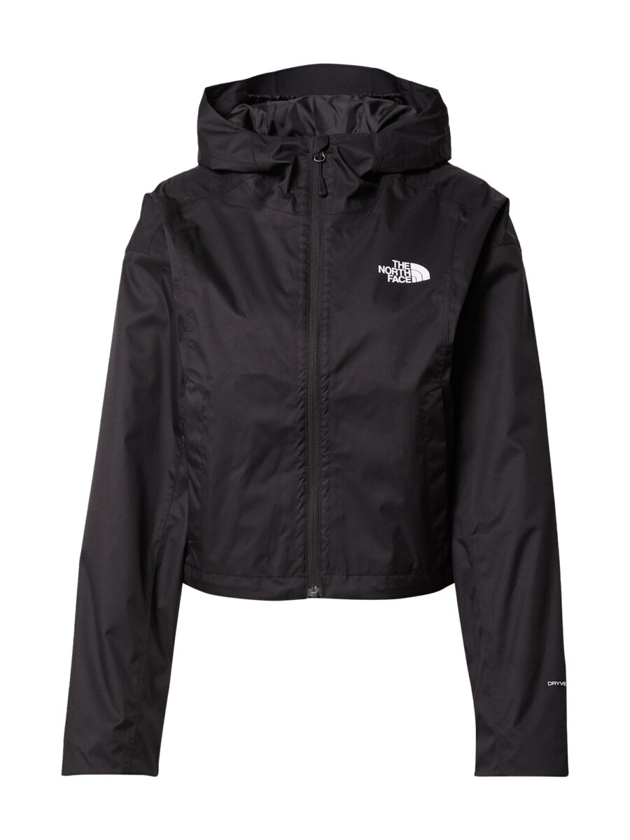 THE NORTH FACE Átmeneti dzseki 'Cropped Quest Jacket'  fekete / fehér-hu