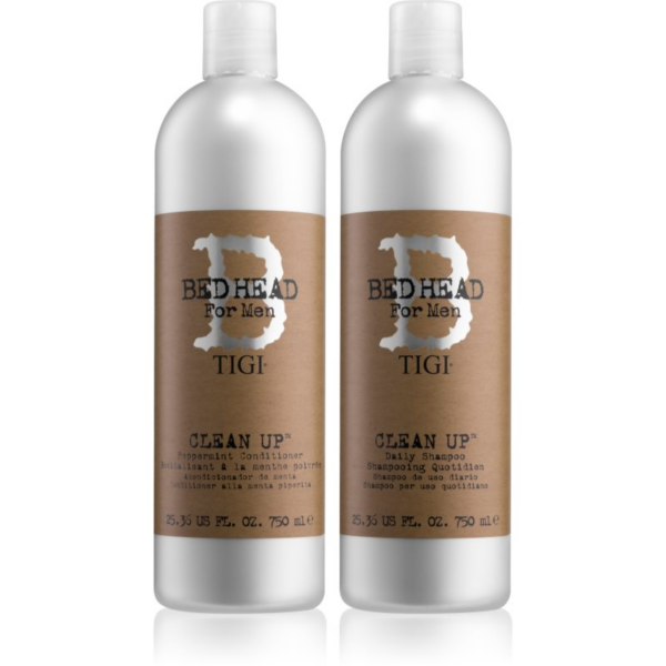 TIGI Bed Head B for Men Clean Up takarékos kiszerelés minden hajtípusra uraknak