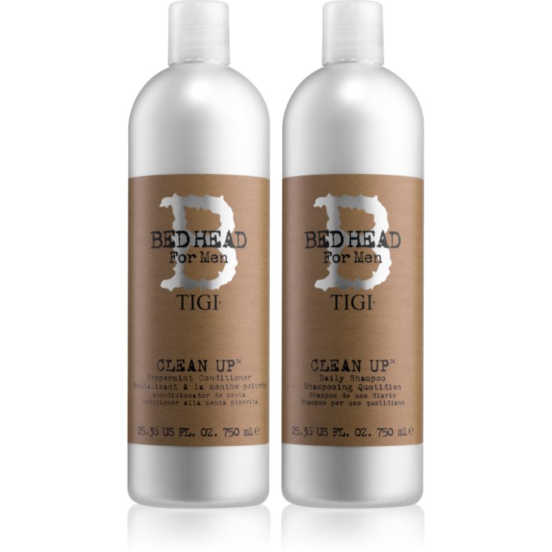 TIGI Bed Head B for Men Clean Up takarékos kiszerelés minden hajtípusra uraknak