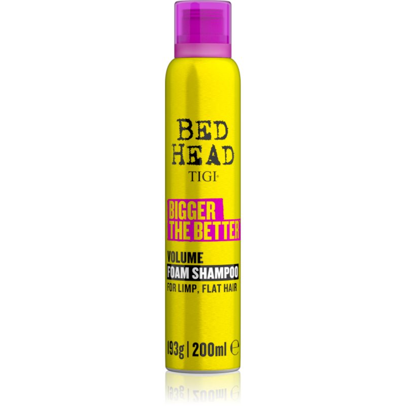 TIGI Bed Head Bigger the Better habsampon a hajtérfogat növelésére 200 ml-Ár