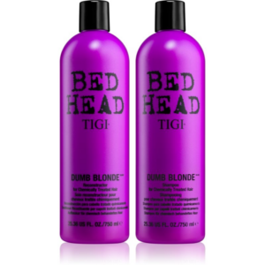 TIGI Bed Head Dumb Blonde takarékos kiszerelés festett hajra hölgyeknek