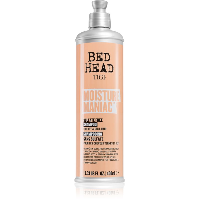 TIGI Bed Head Moisture Maniac tisztító és tápláló sampon száraz hajra 400 ml-Ár
