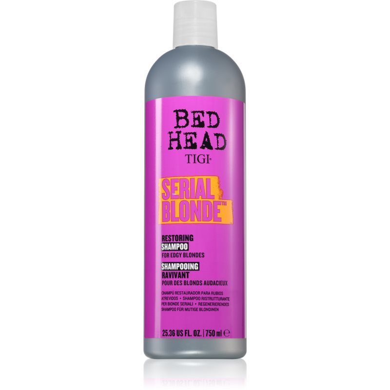TIGI Bed Head Serial Blonde megújító sampon szőke hajra 750 ml-ár