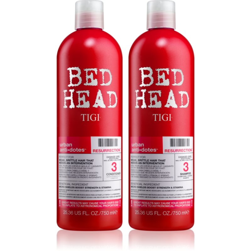 TIGI Bed Head Urban Antidotes Resurrection takarékos kiszerelés gyenge