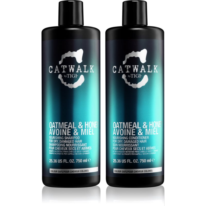 TIGI Catwalk Oatmeal & Honey takarékos kiszerelés a károsult hajra hölgyeknek-ár
