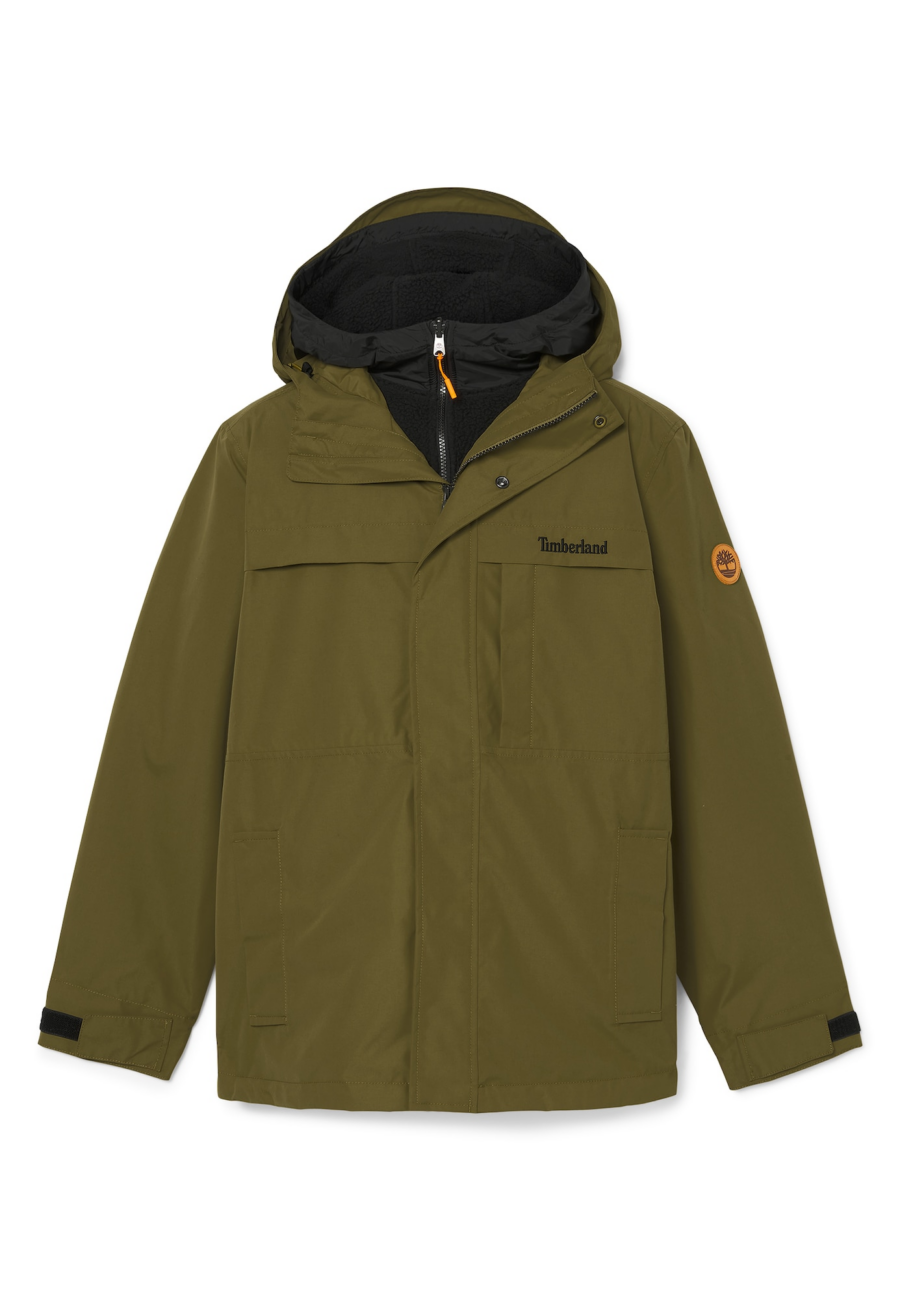 TIMBERLAND Átmeneti parka  zöld melír / narancs / fekete-Ár