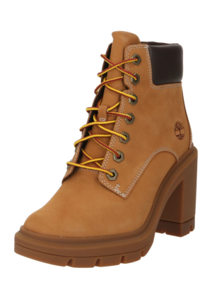TIMBERLAND Fűzős rövid szárú csizmák 'Allington'  konyak / fekete-Ár
