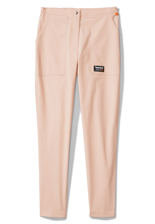 TIMBERLAND Nadrág 'PU Pant'  világos-rózsaszín / fekete-Hungary