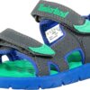 TIMBERLAND Nyitott cipők 'Perkins'  kék / sötétszürke / zöld