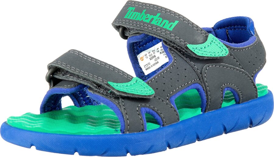 TIMBERLAND Nyitott cipők 'Perkins'  kék / sötétszürke / zöld