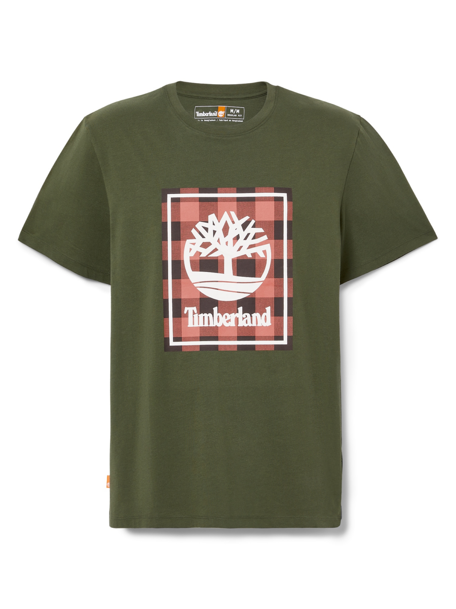TIMBERLAND Póló 'Buffalo'  sötétzöld / vegyes színek-Ár