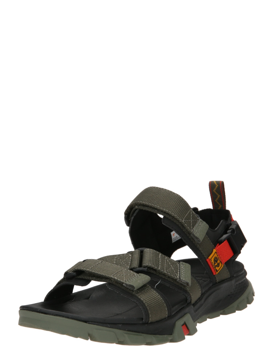 TIMBERLAND Túraszandálok 'Garrison'  sötétzöld / sötét narancssárga-Ár