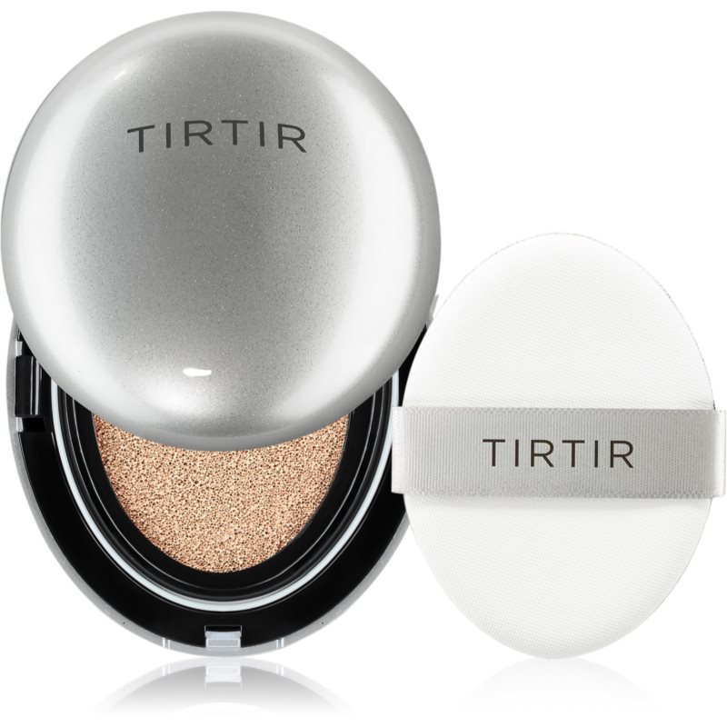 TIRTIR Mask Fit Aura Cushion hidratáló alapozó sminkszivaccsal az élénk bőrért árnyalat 25N Mocha 18 g