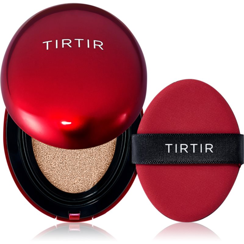TIRTIR Mask Fit Red Cushion tartós alapozó sminkszivaccsal magas UV védelemmel árnyalat 17C Porcelain 18 g-Ár