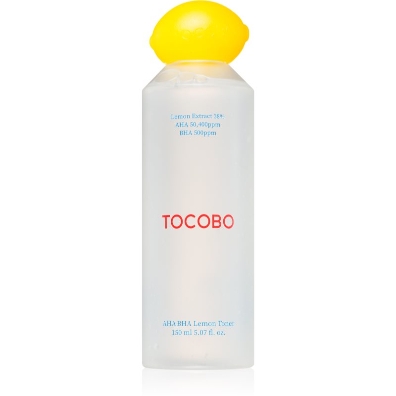 TOCOBO AHA BHA Lemon Toner élénkítő tonik egységesíti a bőrszín tónusait 150 ml-Ár
