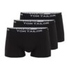 TOM TAILOR Boxeralsók  fekete / fehér