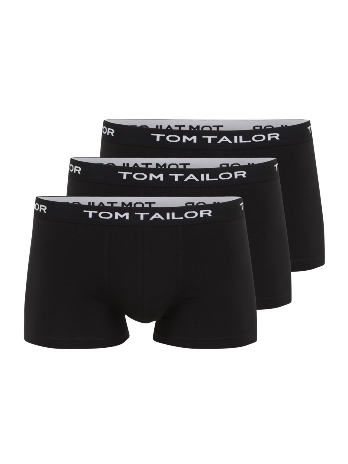 TOM TAILOR Boxeralsók  fekete / fehér
