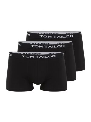 TOM TAILOR Boxeralsók  fekete / fehér