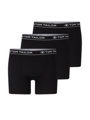 TOM TAILOR Boxeralsók  fekete / fehér-Hungary