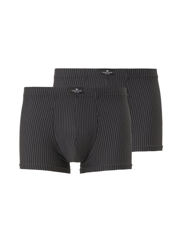 TOM TAILOR Boxeralsók  fekete / fehér-hu
