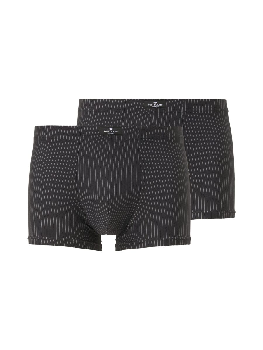 TOM TAILOR Boxeralsók  fekete / fehér-hu