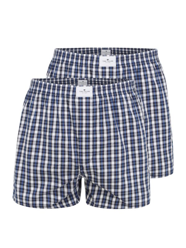 TOM TAILOR Boxeralsók  kék / sötétkék / szürke / fehér-hu