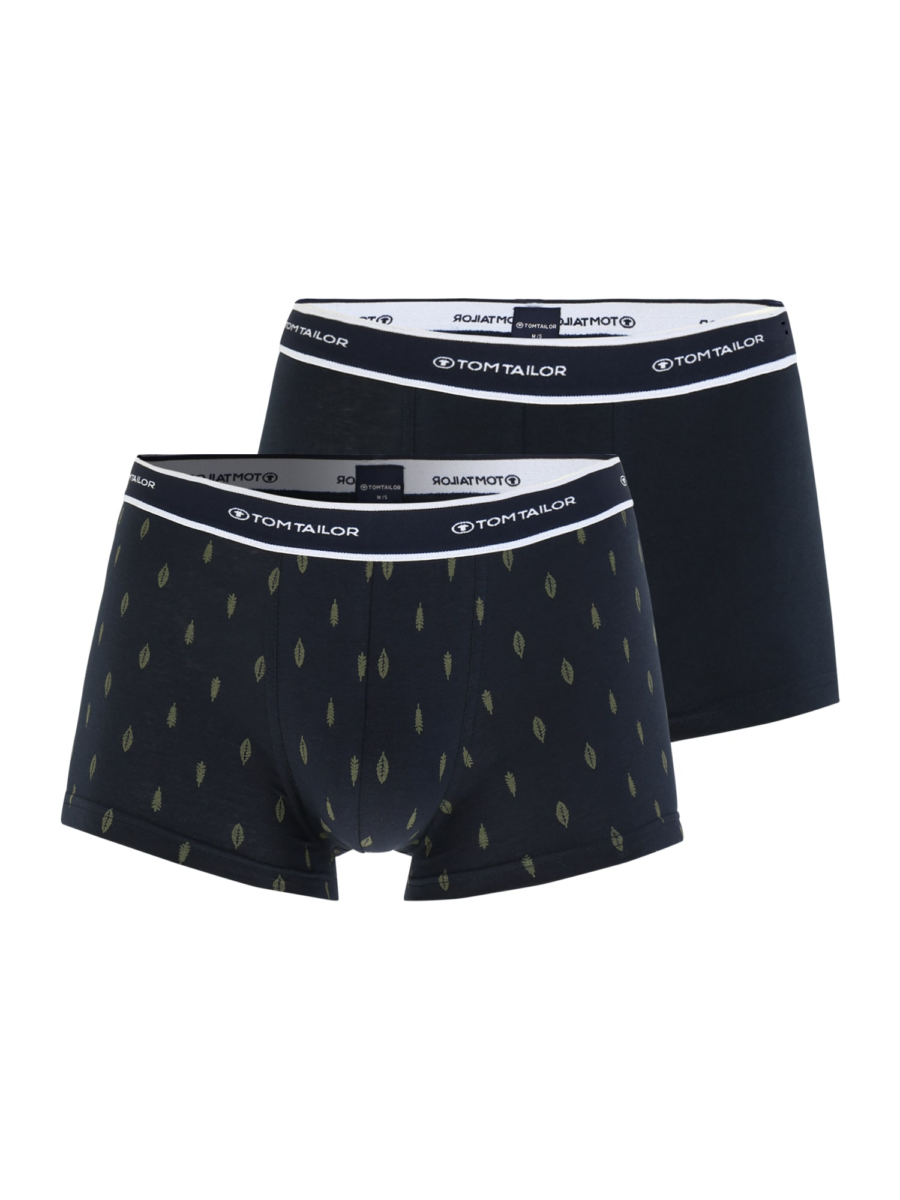 TOM TAILOR Boxeralsók  sötétkék / fűzöld / fehér-Ár