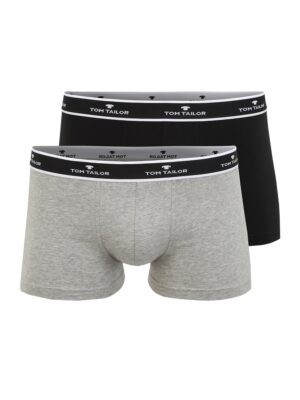 TOM TAILOR Boxeralsók  szürke / fekete